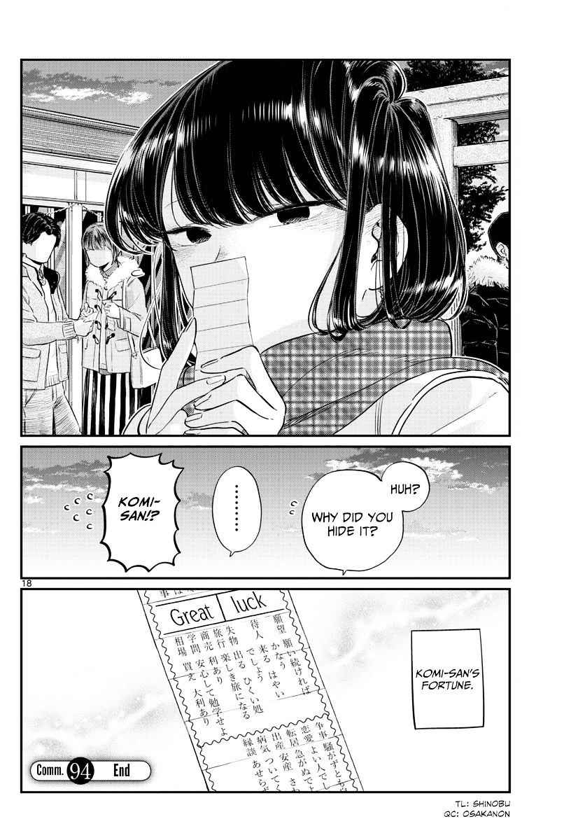 Komi-San Wa Komyushou Desu - Vol.7 Chapter 94: Everyone's New Year