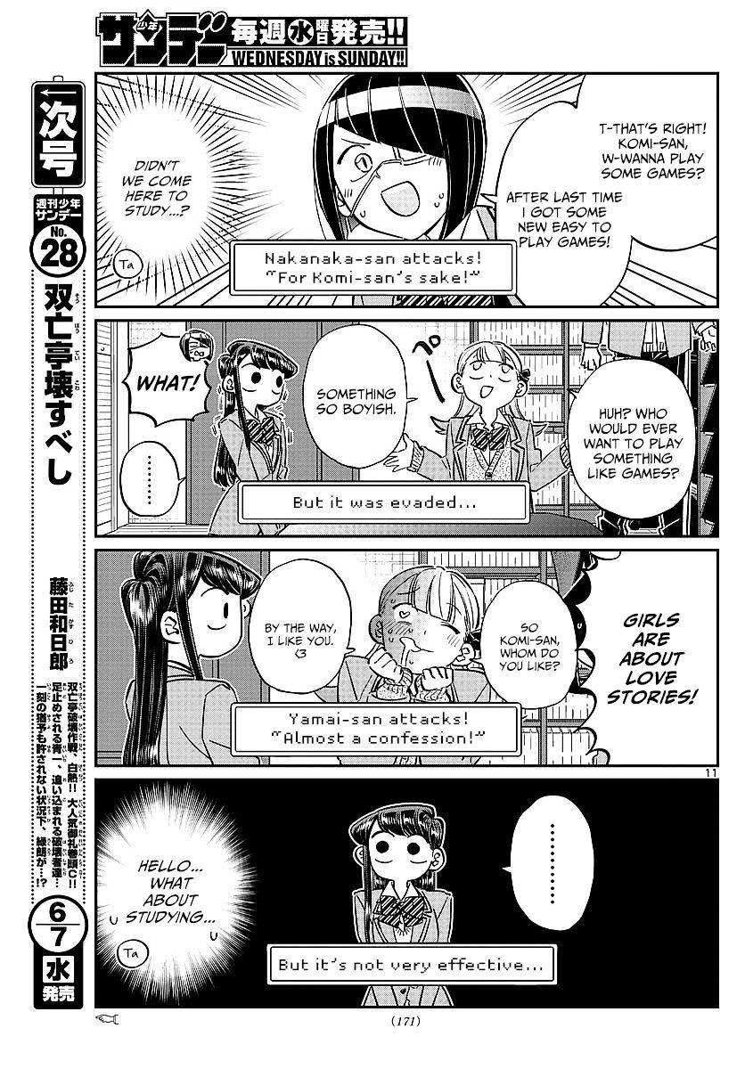 Komi-San Wa Komyushou Desu - Vol.6 Chapter 79: Studying At Nakanaka-San's Place