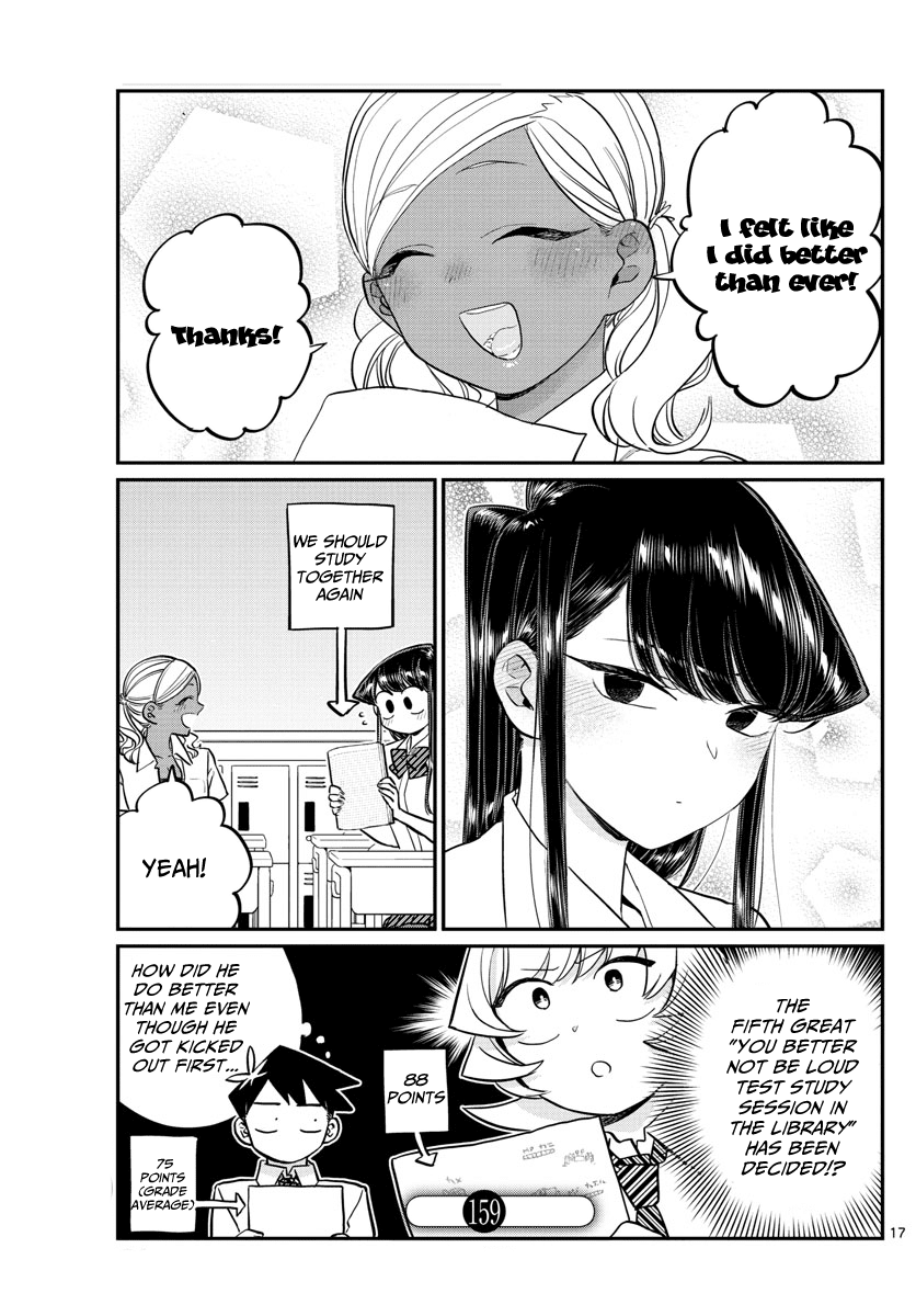 Komi-San Wa Komyushou Desu - Vol.12 Chapter 159: The Fourth Great "You Better Not Be Loud Test Study Session"