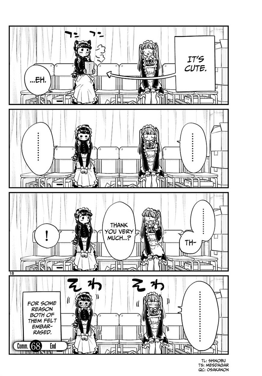 Komi-San Wa Komyushou Desu - Vol.5 Chapter 68: Tadano-Kun Is A Maid Too