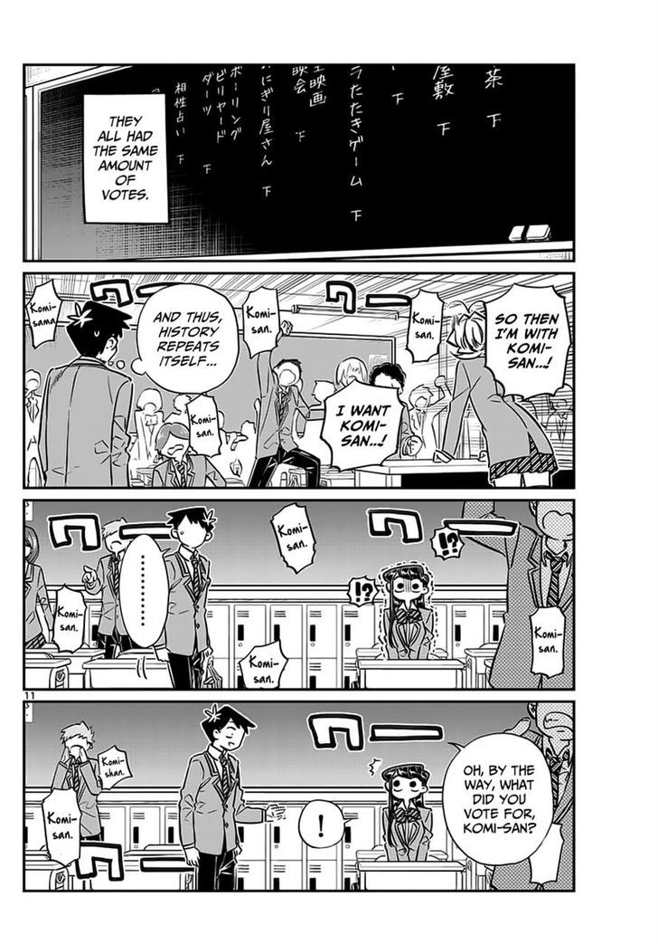 Komi-San Wa Komyushou Desu - Vol.5 Chapter 62: Programa Do Festival Cultural