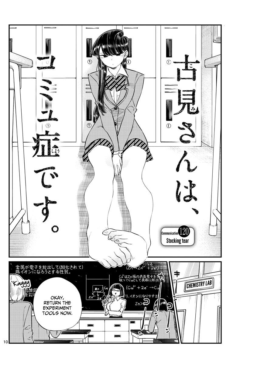 Komi-San Wa Komyushou Desu - Vol.9 Chapter 120: Stocking Tear