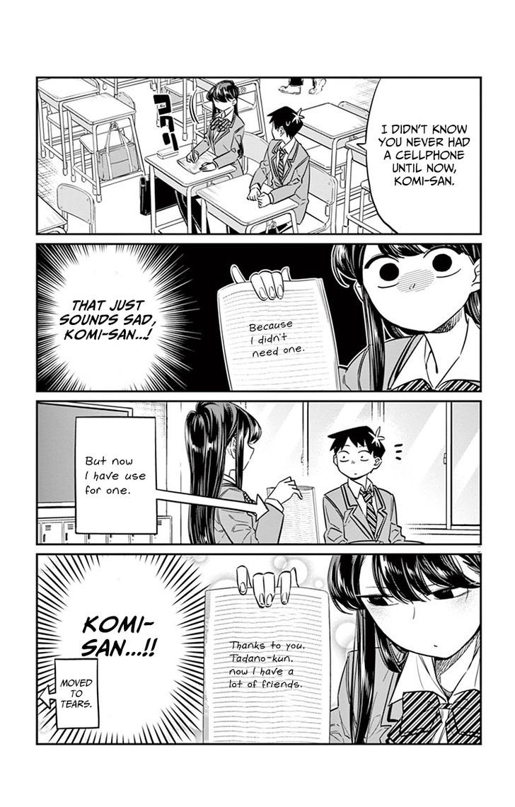 Komi-San Wa Komyushou Desu - Vol.1 Chapter 16: A Cellphone