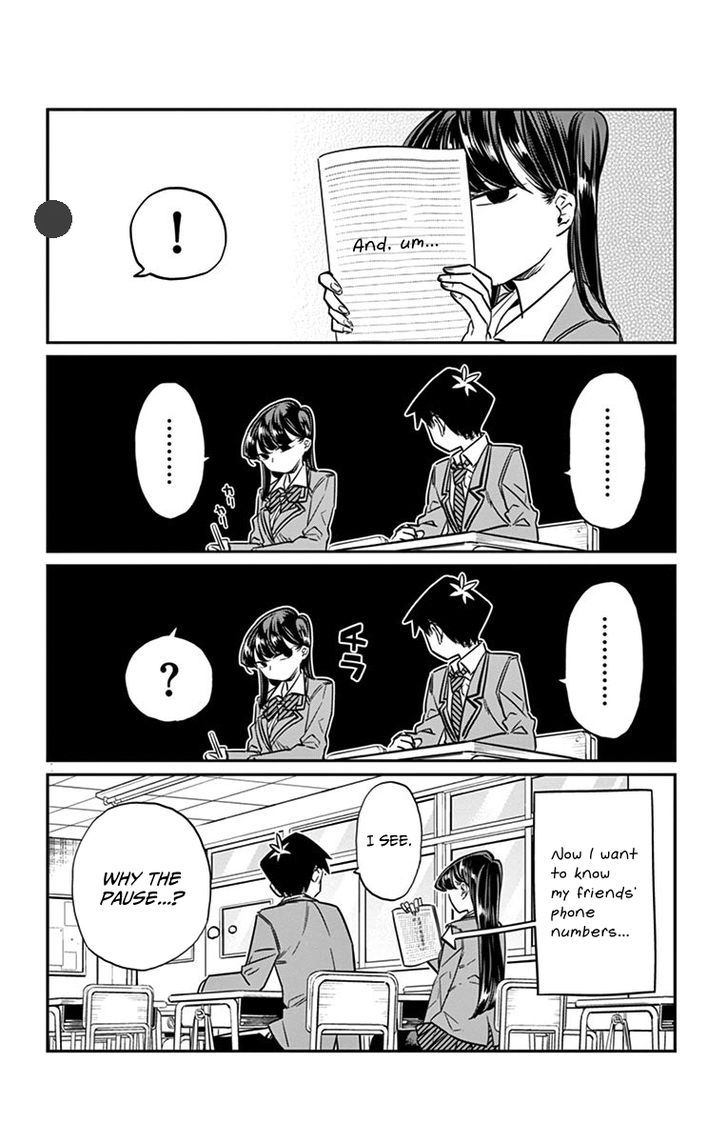 Komi-San Wa Komyushou Desu - Vol.1 Chapter 16: A Cellphone