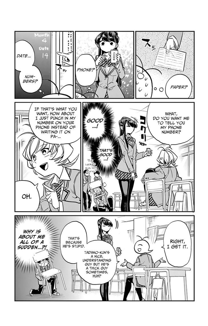 Komi-San Wa Komyushou Desu - Vol.1 Chapter 16: A Cellphone