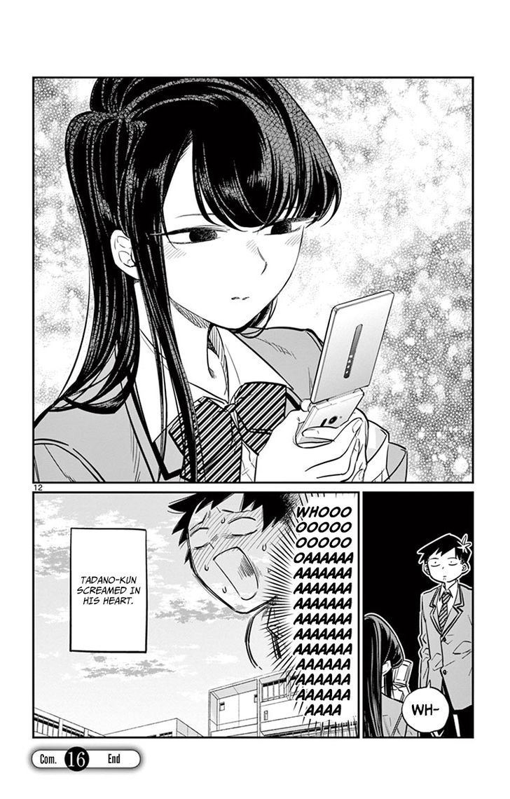 Komi-San Wa Komyushou Desu - Vol.1 Chapter 16: A Cellphone