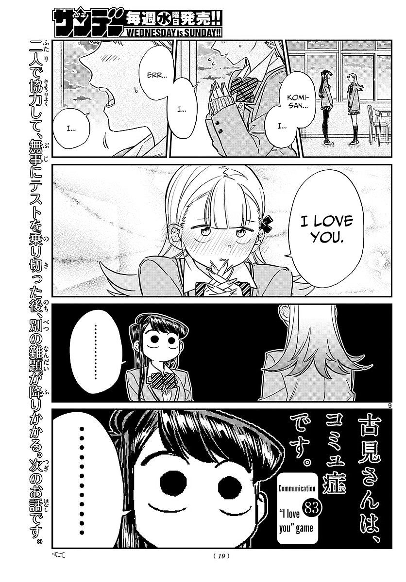 Komi-San Wa Komyushou Desu - Vol.6 Chapter 83: "I Love You" Game