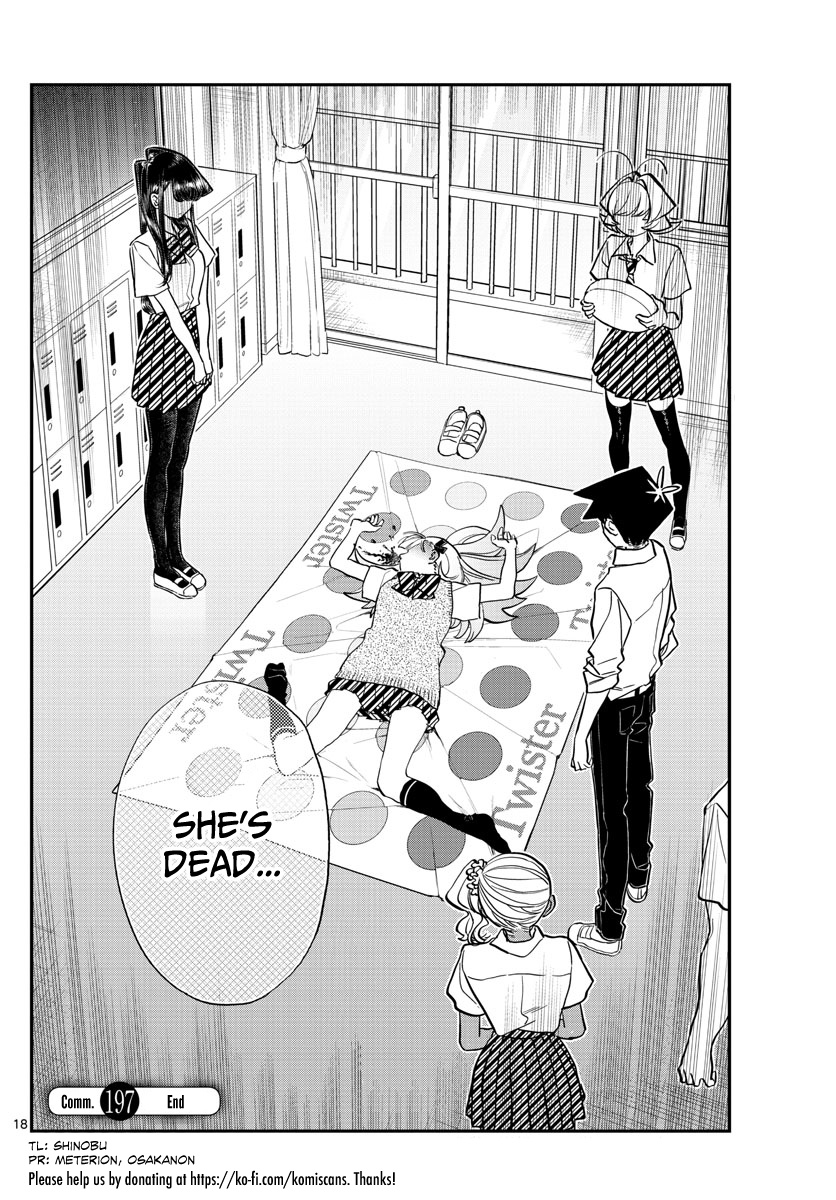 Komi-San Wa Komyushou Desu - Chapter 197: Twister Game