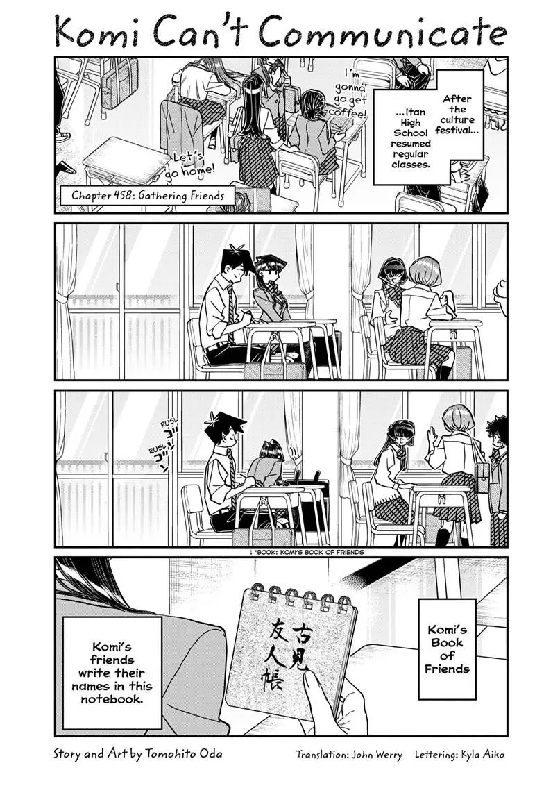 Komi-San Wa Komyushou Desu - Chapter 458