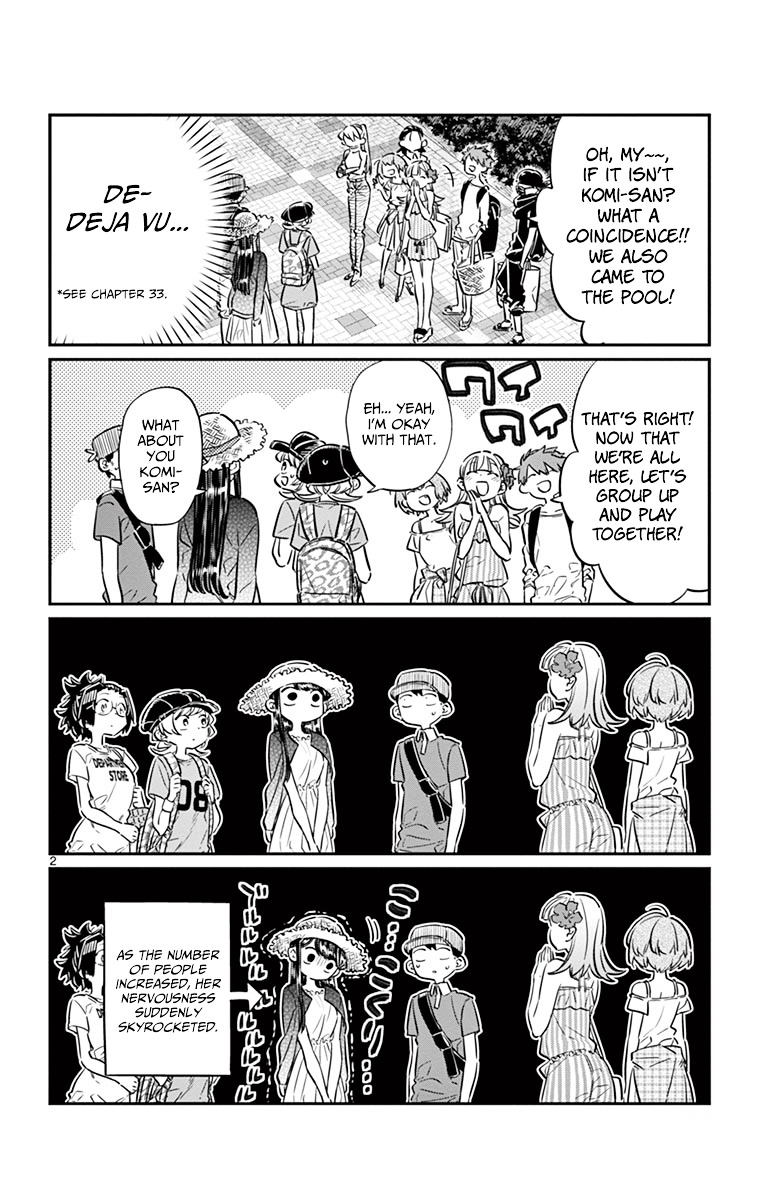 Komi-San Wa Komyushou Desu - Vol.3 Chapter 39: Pool