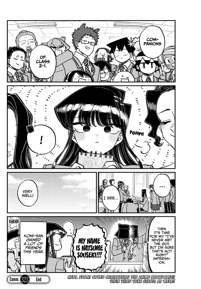 Komi-San Wa Komyushou Desu - Chapter 323: Second Year Graduation Ceremony