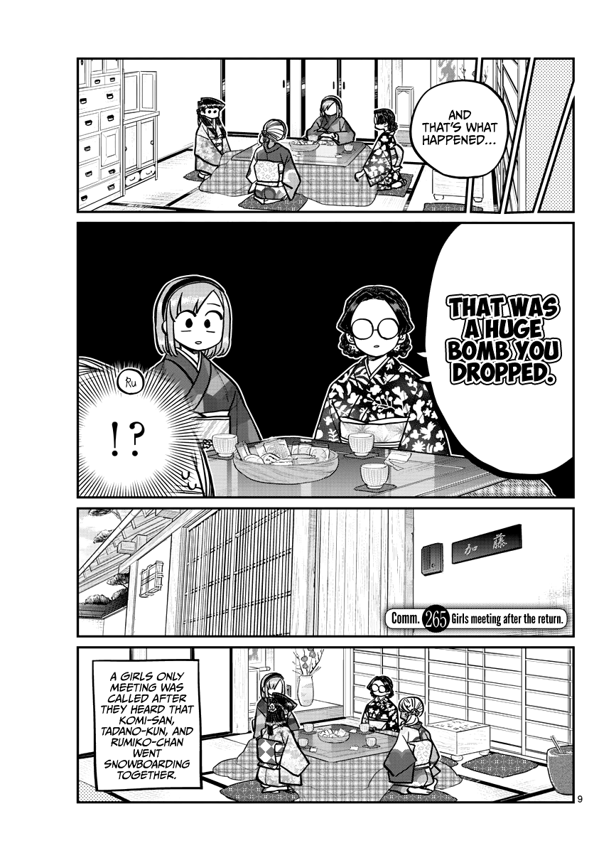 Komi-San Wa Komyushou Desu - Chapter 265: Girls Meeting After The Return.