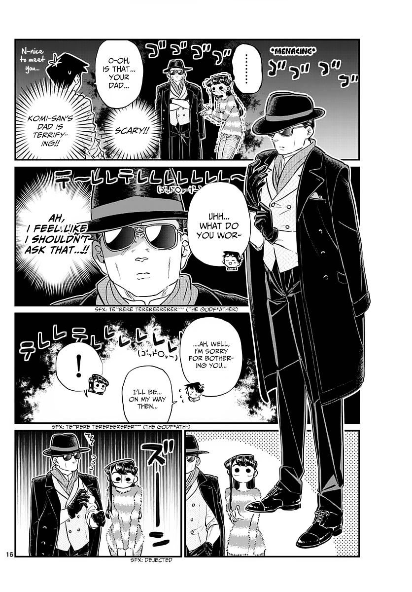 Komi-San Wa Komyushou Desu - Vol.6 Chapter 74: Shopping With Dad