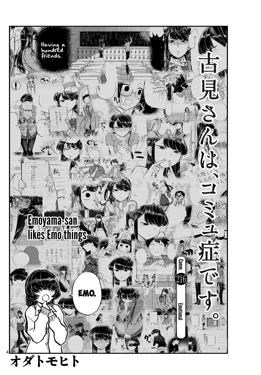 Komi-San Wa Komyushou Desu - Chapter 216: Emotional