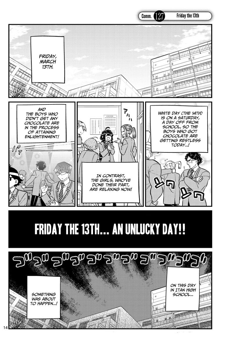 Komi-San Wa Komyushou Desu - Vol.9 Chapter 127: Friday The 13Th