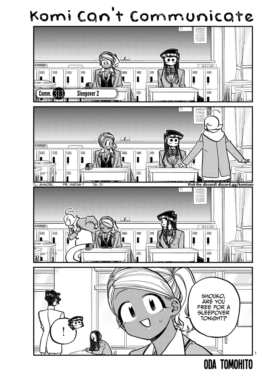 Komi-San Wa Komyushou Desu - Chapter 313: Sleepover 2