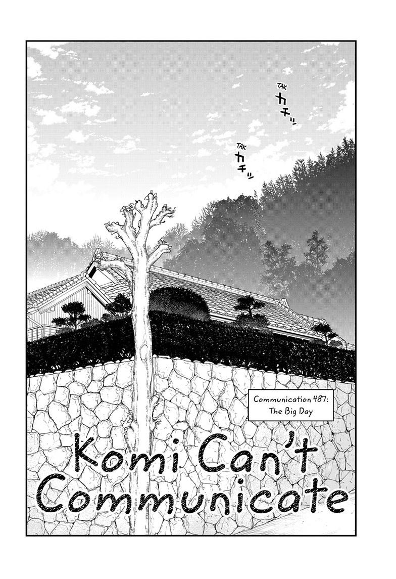 Komi-San Wa Komyushou Desu - Chapter 487