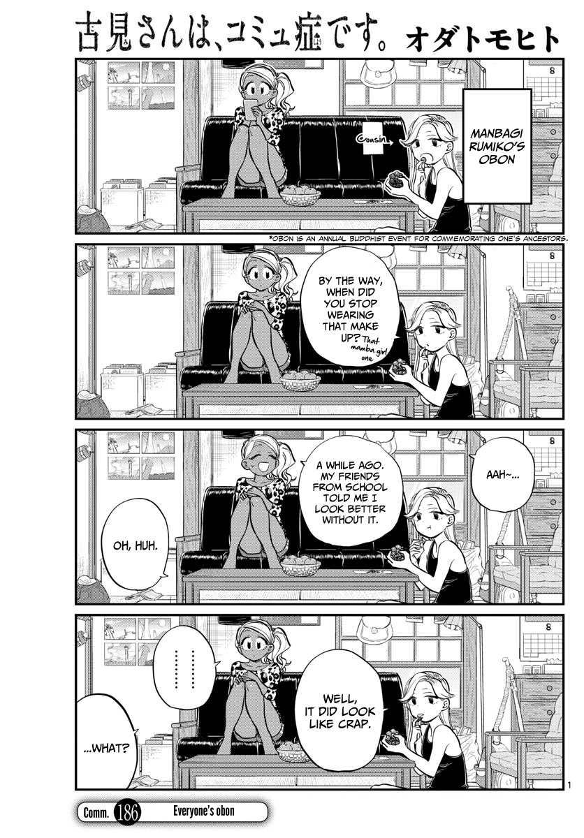 Komi-San Wa Komyushou Desu - Vol.13 Chapter 186: Everyone's Obon