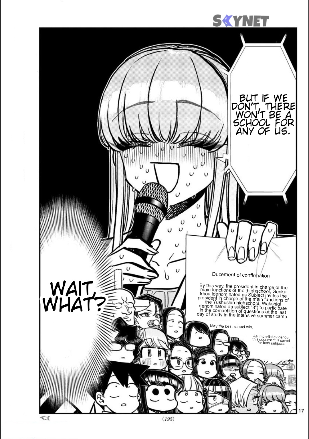 Komi-San Wa Komyushou Desu - Chapter 376: "Oh... Uh... Okay."