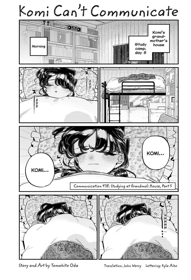 Komi-San Wa Komyushou Desu - Chapter 478