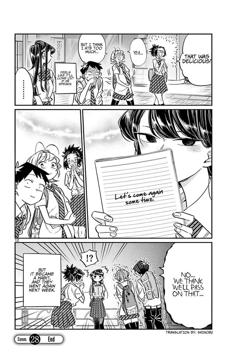 Komi-San Wa Komyushou Desu - Vol.2 Chapter 28: Tough Noodles Full Of Oil Bit Spicy And Some Veggies