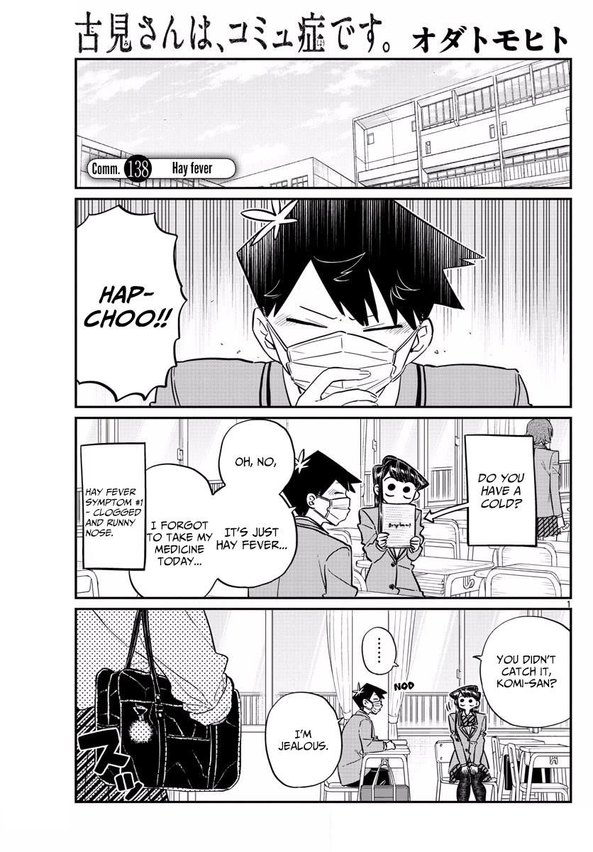 Komi-San Wa Komyushou Desu - Vol.10 Chapter 138: Hay Fever