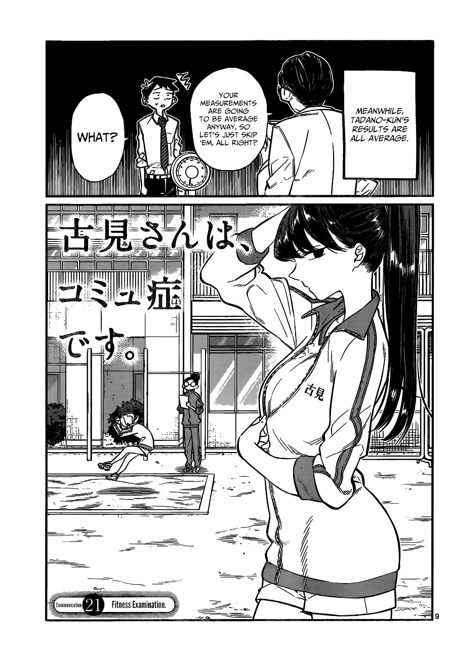 Komi-San Wa Komyushou Desu - Vol.2 Chapter 21: Fitness Examination