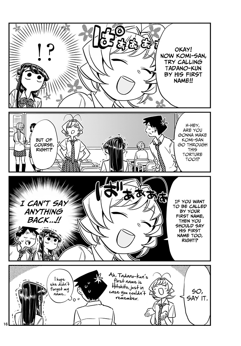 Komi-San Wa Komyushou Desu - Vol.4 Chapter 53: Names