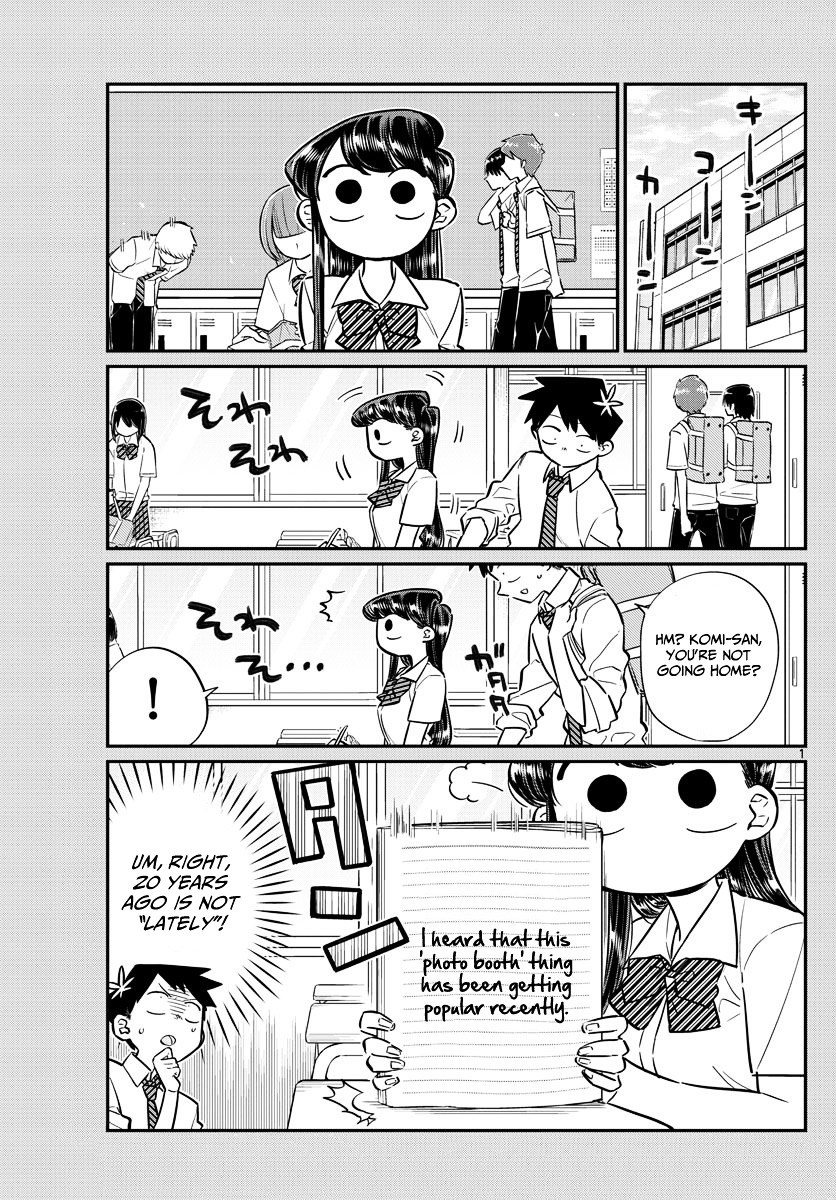 Komi-San Wa Komyushou Desu - Vol.4 Chapter 57: Photo Stickers