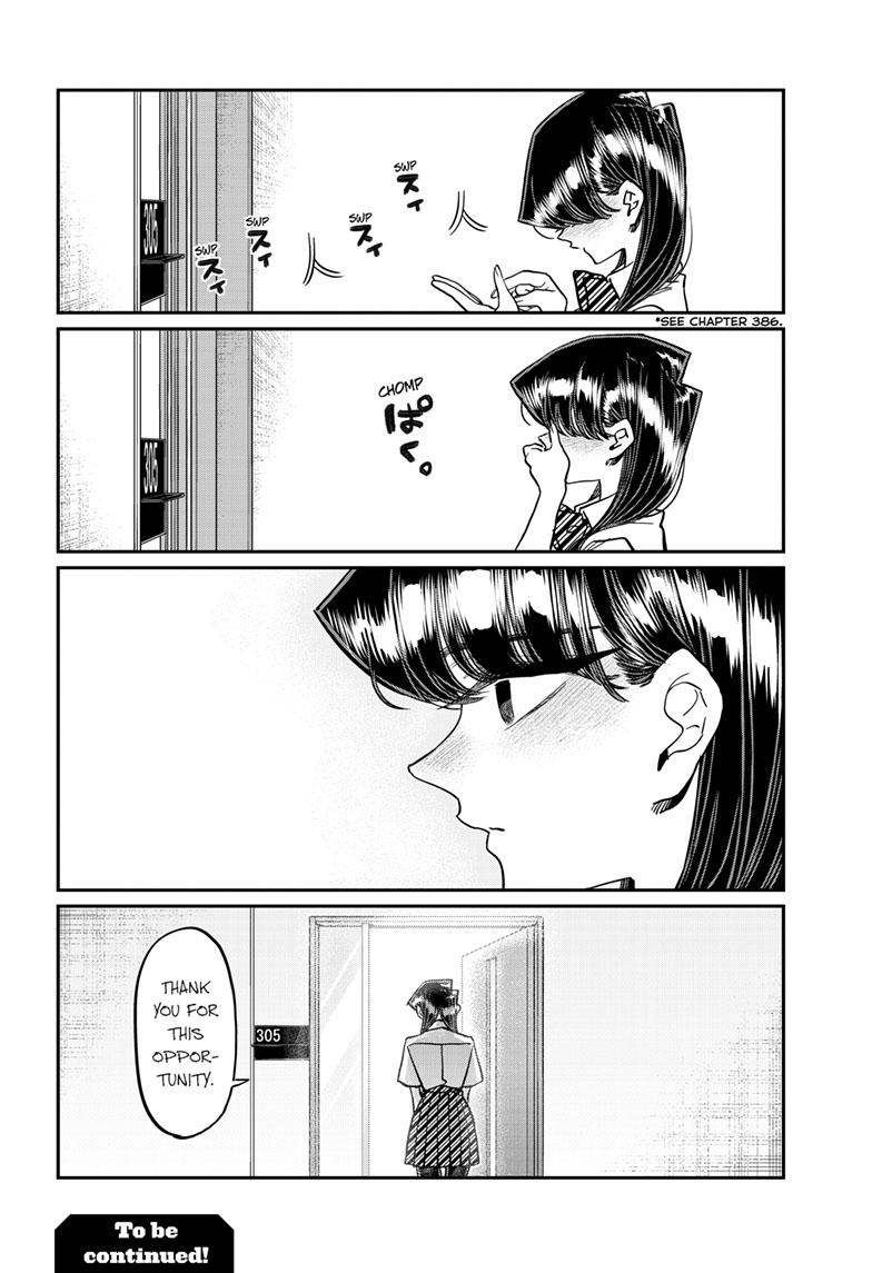 Komi-San Wa Komyushou Desu - Chapter 407