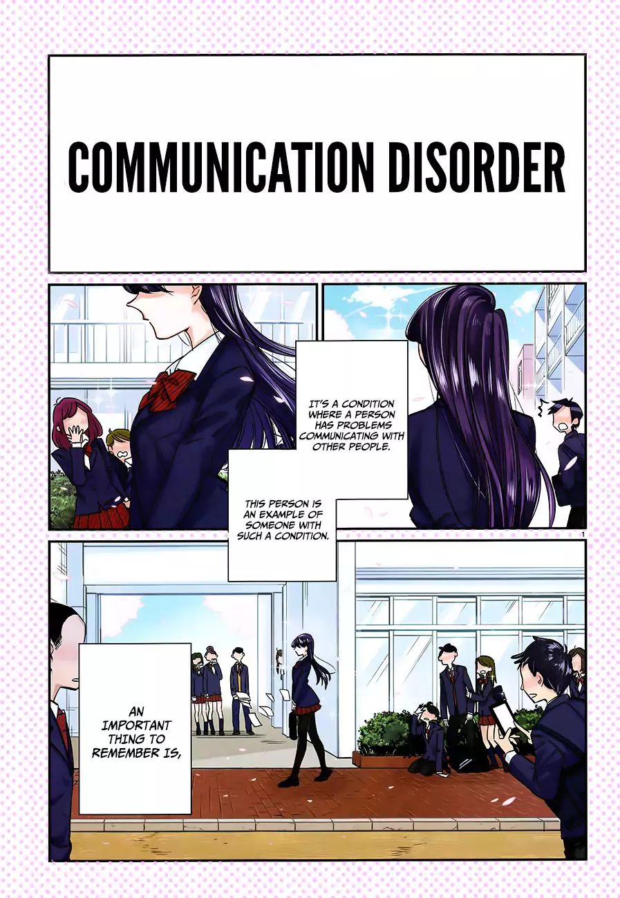 Komi-San Wa Komyushou Desu - Vol.1 Chapter 1: A Normal Person