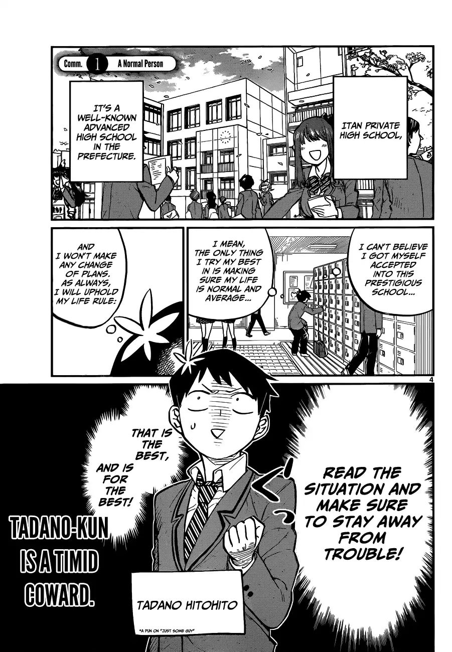 Komi-San Wa Komyushou Desu - Vol.1 Chapter 1: A Normal Person