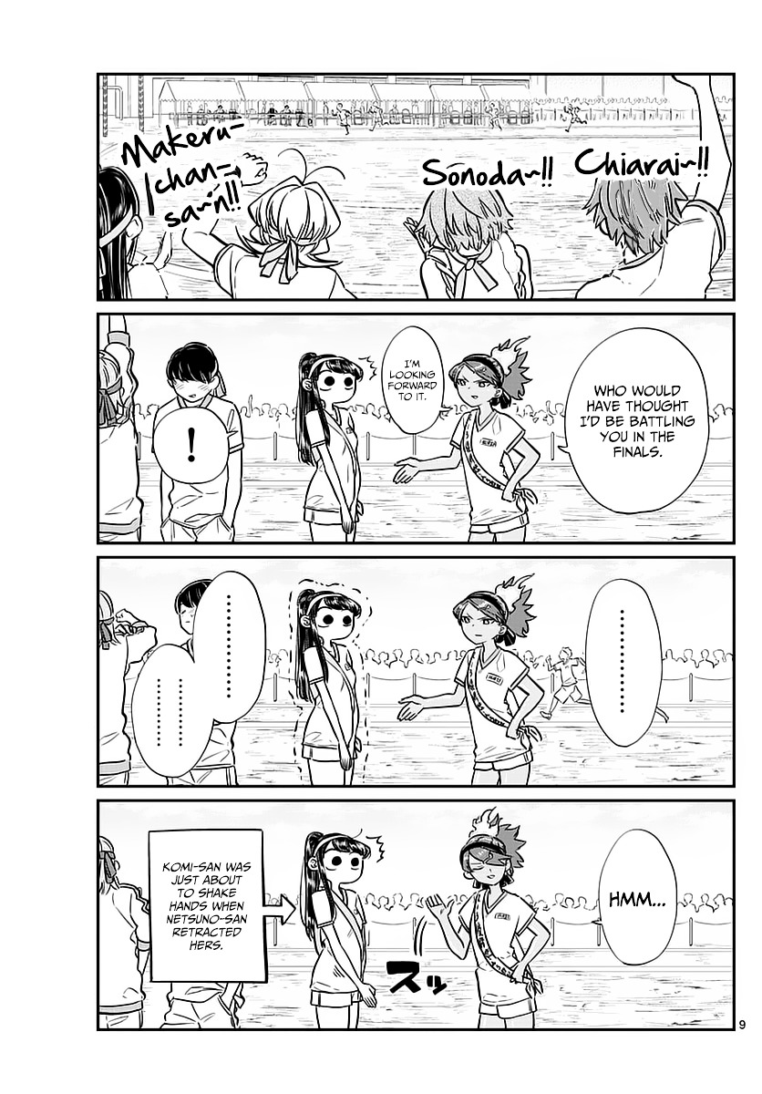 Komi-San Wa Komyushou Desu - Vol.4 Chapter 55: Sports Festival Part 2