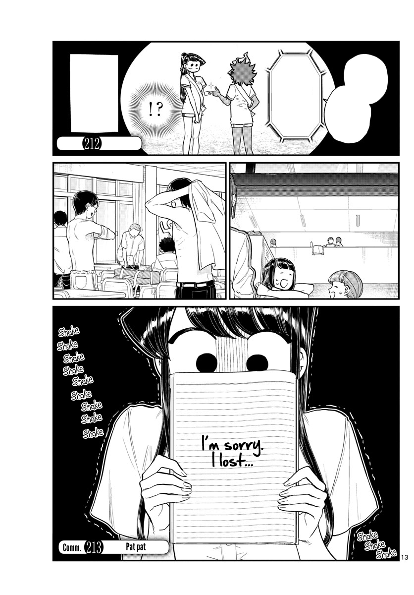 Komi-San Wa Komyushou Desu - Chapter 213: Pat Pat