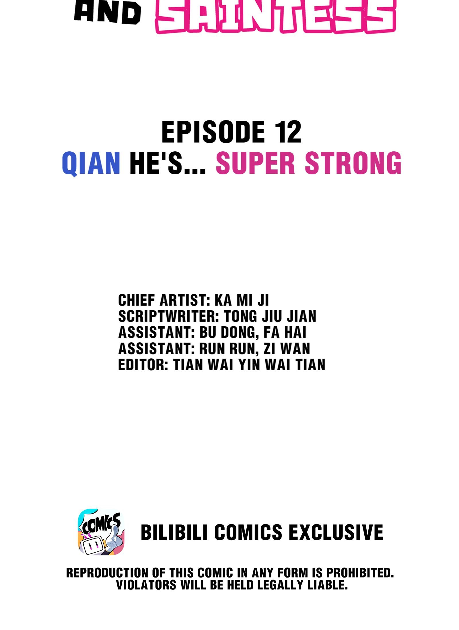 Handling The Demoness And Saintess - Chapter 12: Qian He's... Super Strong