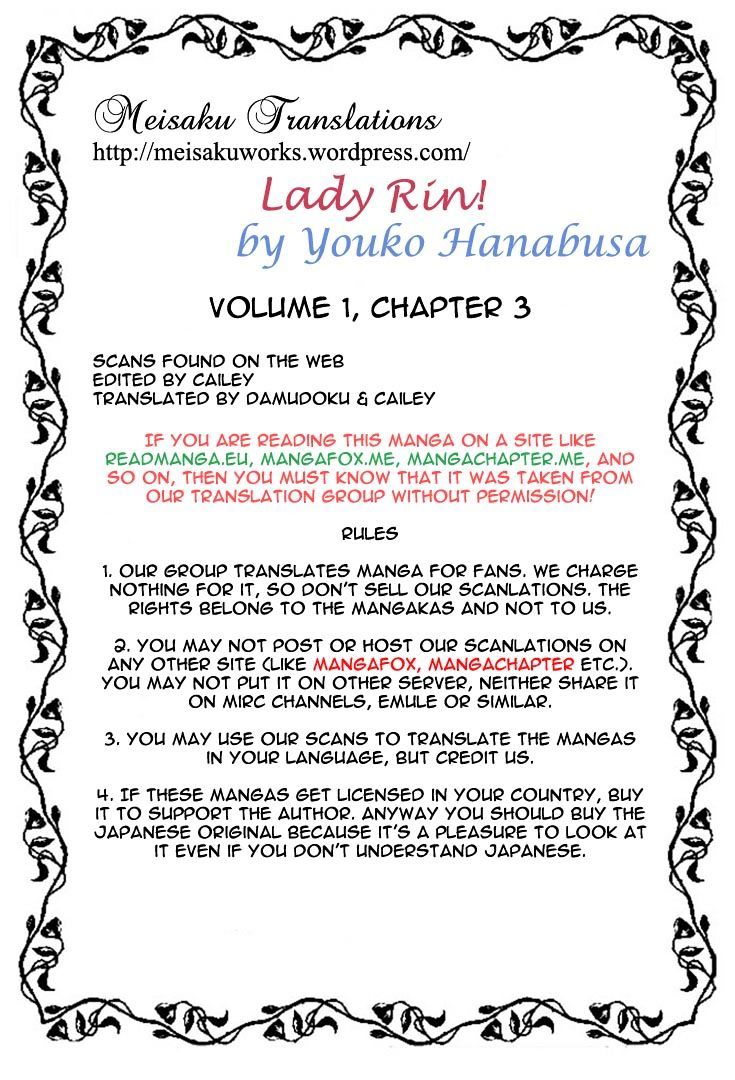 Lady Rin! - Chapter 3