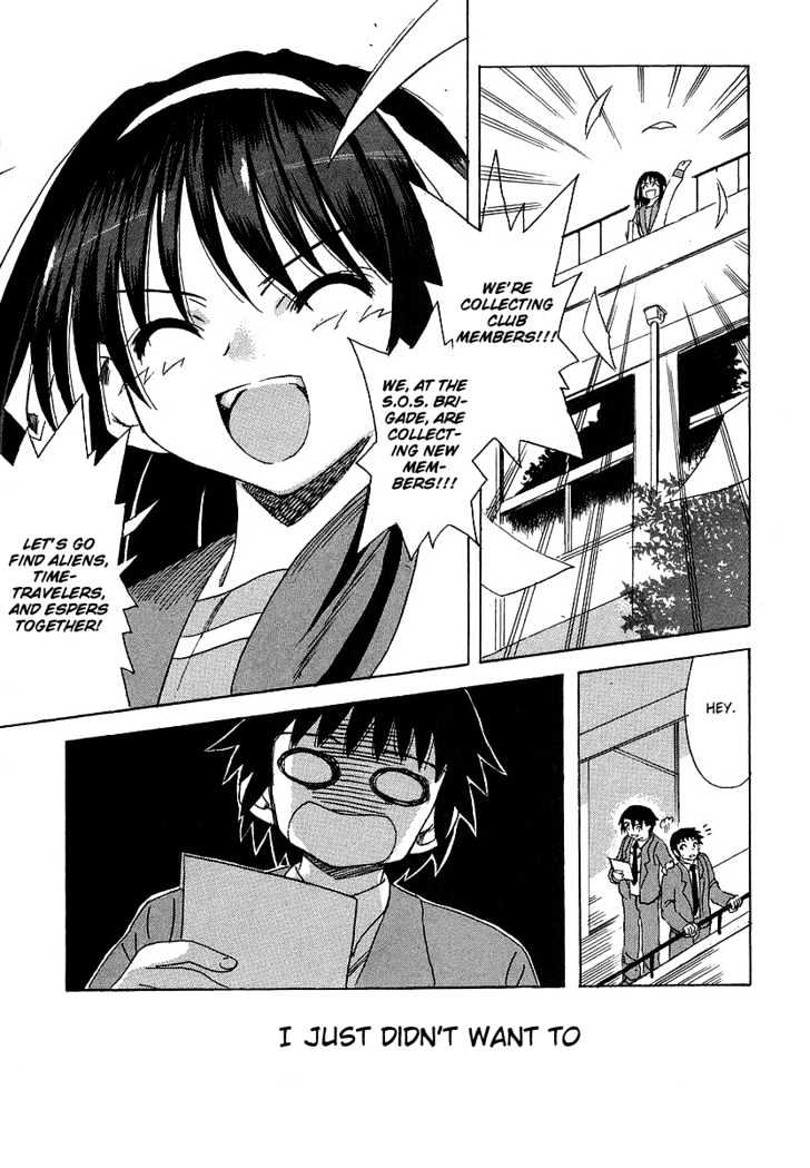 Suzumiya Haruhi No Yuuutsu - Vol.1 Chapter 2 : The Melancholy Of Haruhi Suzumiya (Part 2)