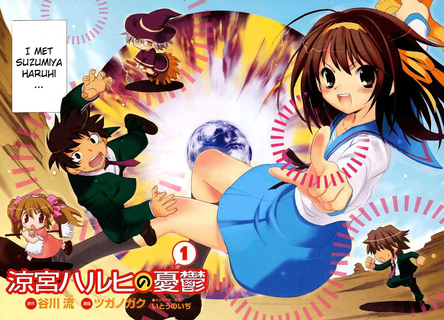 Suzumiya Haruhi No Yuuutsu - Vol.1 Chapter 1 : The Melancholy Of Haruhi Suzumiya (Part 1)