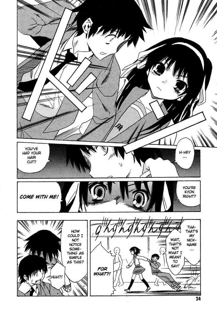 Suzumiya Haruhi No Yuuutsu - Vol.1 Chapter 1 : The Melancholy Of Haruhi Suzumiya (Part 1)