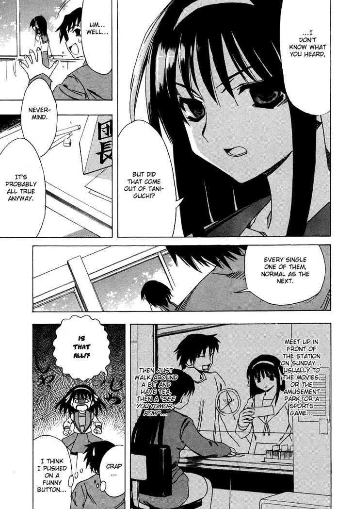 Suzumiya Haruhi No Yuuutsu - Vol.1 Chapter 3 : The Melancholy Of Haruhi Suzumiya (Part 3)