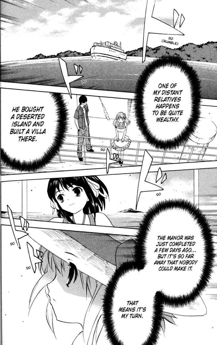 Suzumiya Haruhi No Yuuutsu - Vol.4 Chapter 18 : Remote Island Syndrome I