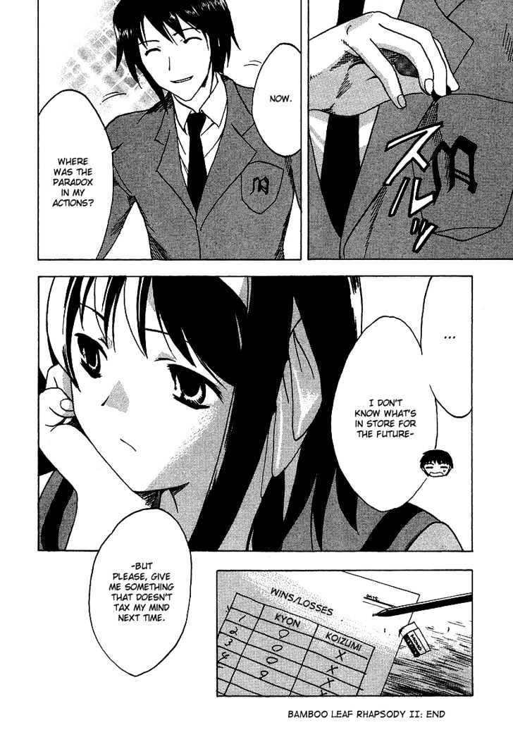 Suzumiya Haruhi No Yuuutsu - Vol.3 Chapter 14 : Bamboo Leaf Rhapsody Ii