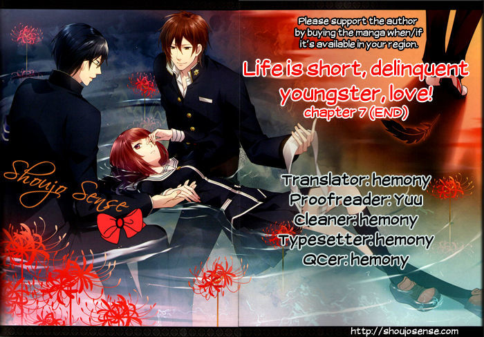 Life Is Short, Delinquent Youngster, Love! - Chapter 7