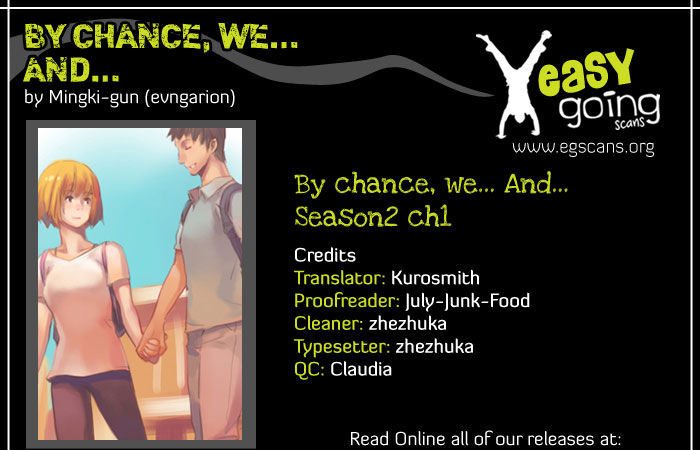 By Chance, We... And... - Chapter 25 : V2 Ch01