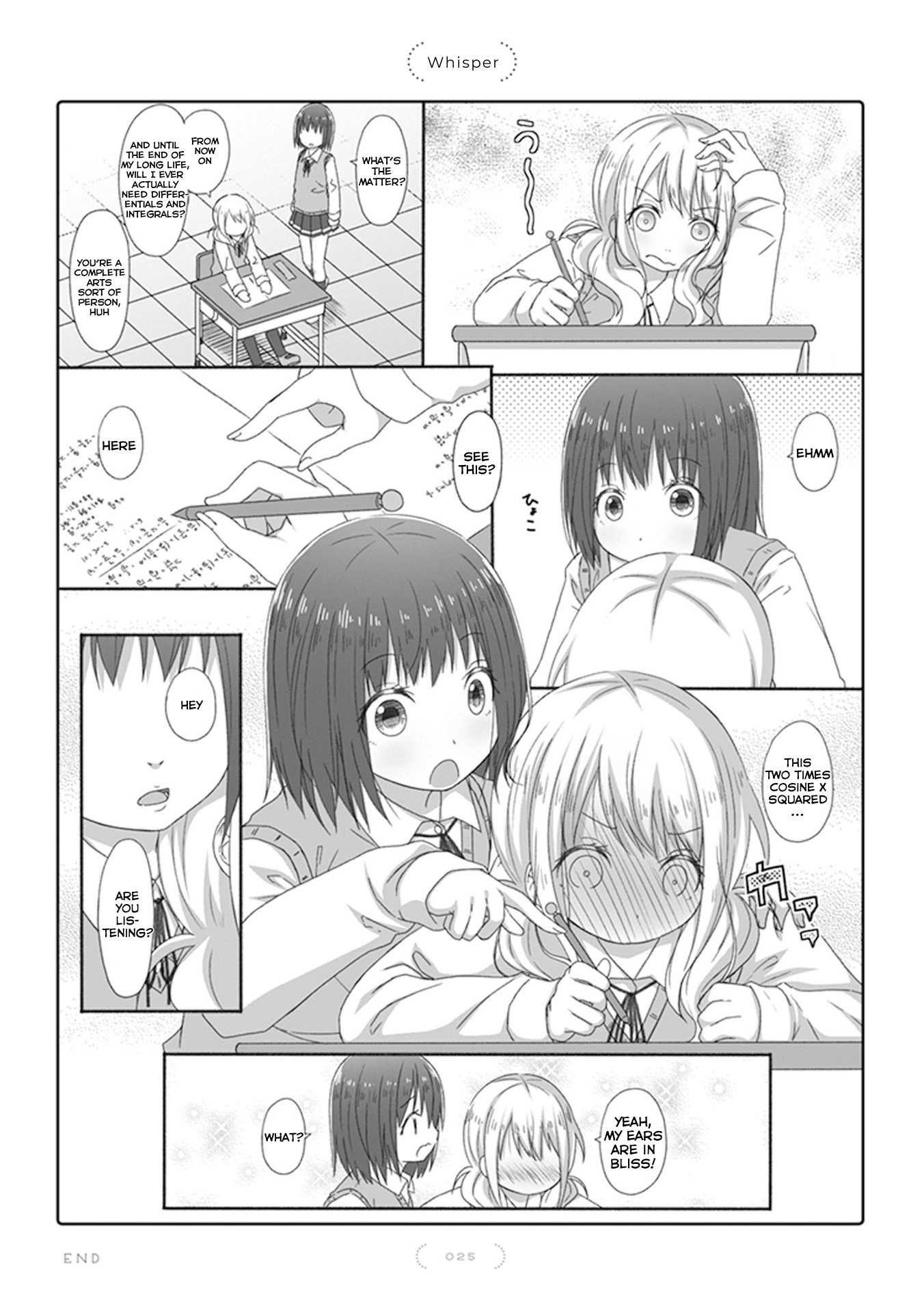 Yuri Na Kataomoi-Chan - Vol.1 Chapter 9: Whisper