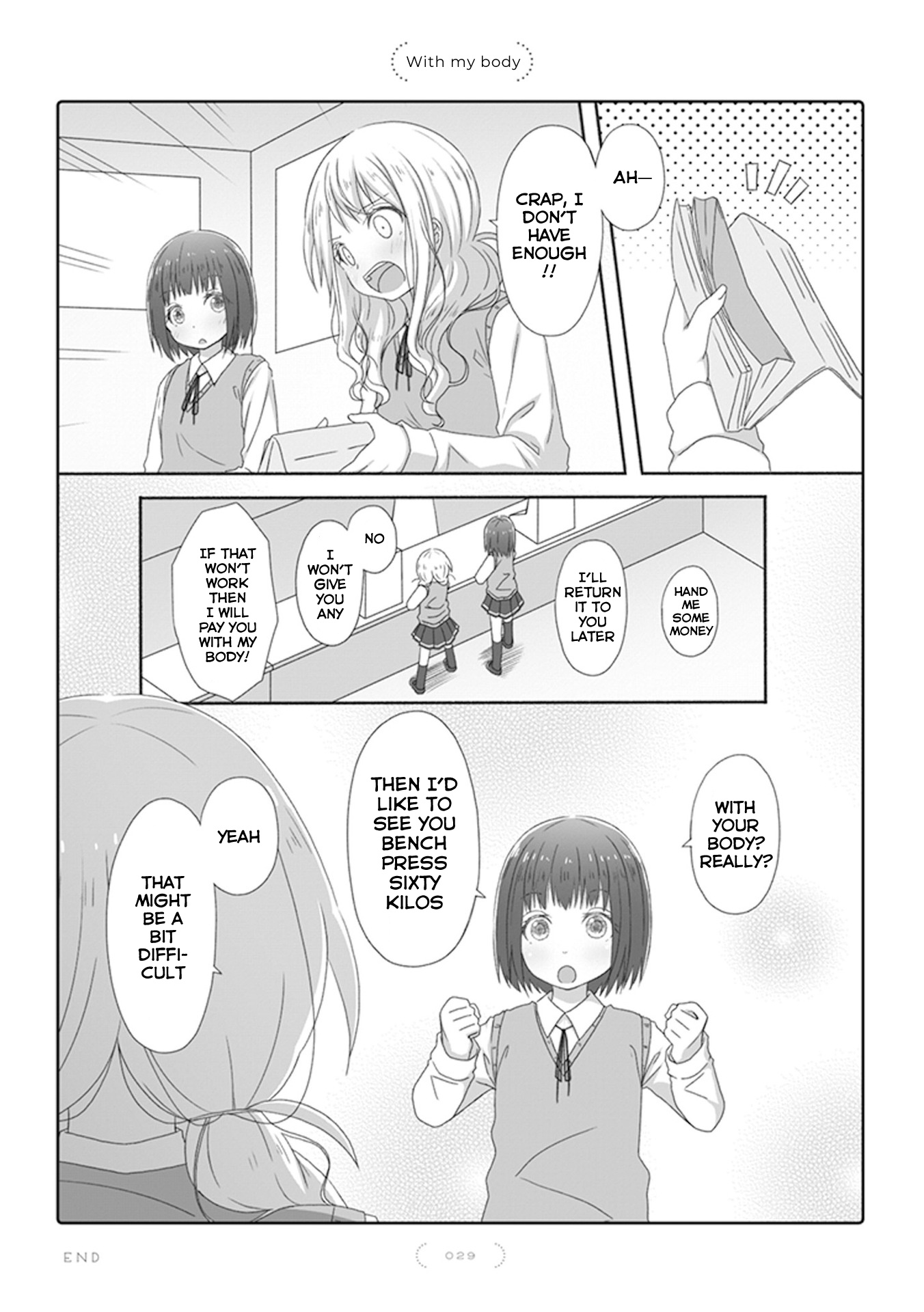 Yuri Na Kataomoi-Chan - Vol.1 Chapter 13: With My Body