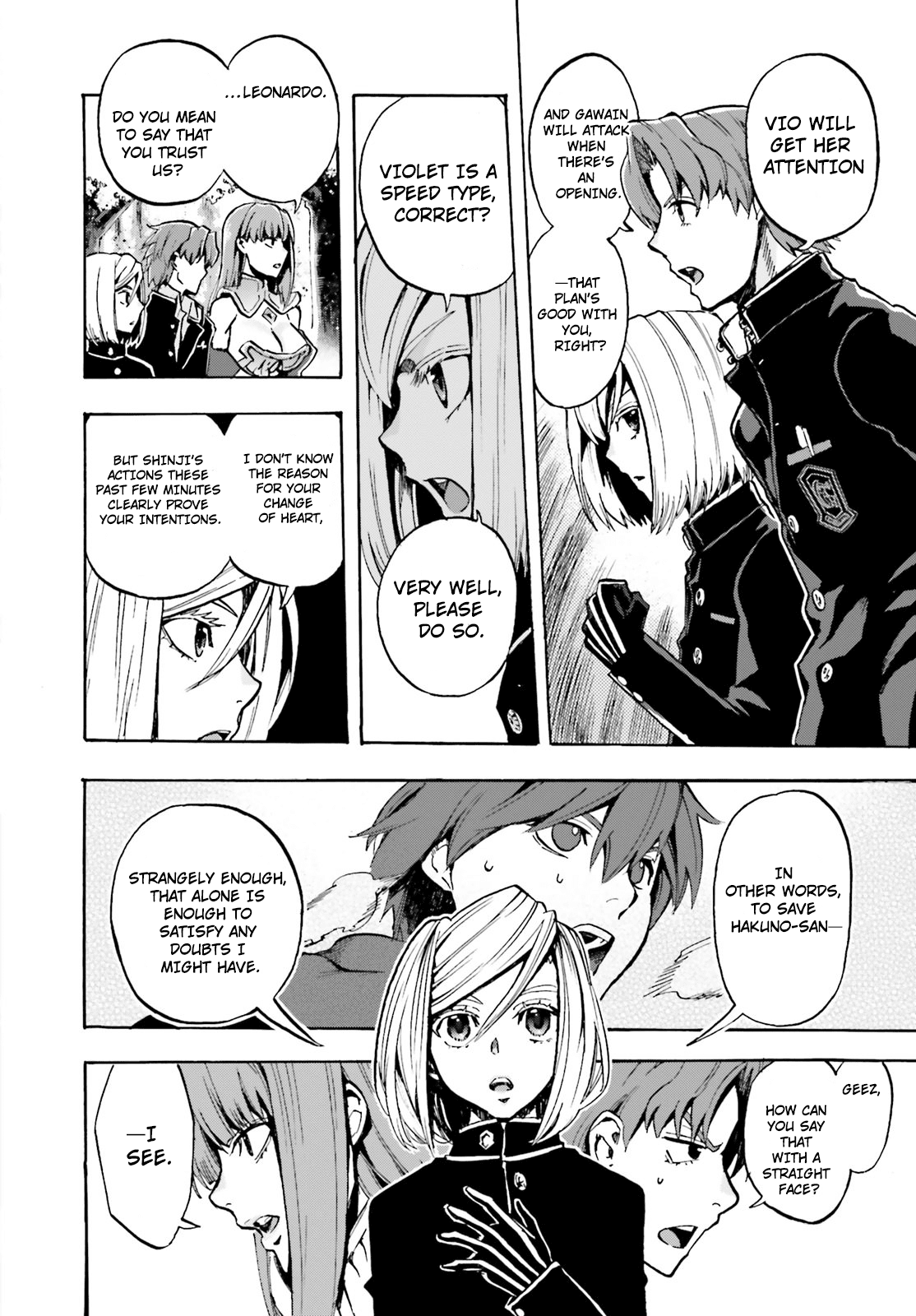 Fate/Extra Ccc - Foxtail - Chapter 42: Gawain & Violet Vs Bb