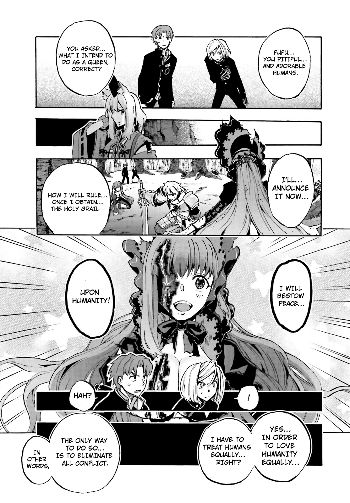 Fate/Extra Ccc - Foxtail - Chapter 42: Gawain & Violet Vs Bb