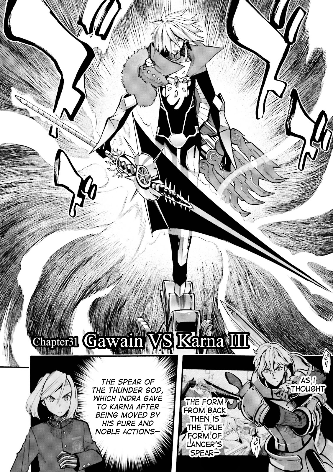 Fate/Extra Ccc - Foxtail - Vol.5 Chapter 32 : Gawain Vs Karna Iii