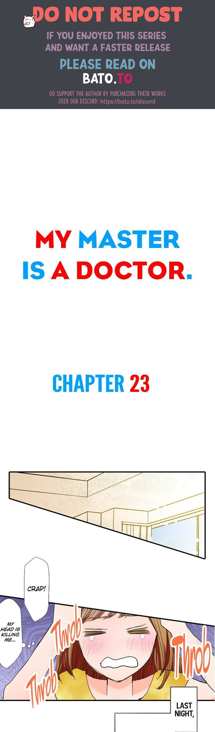 My Master Is A Doctor - Chapter 23